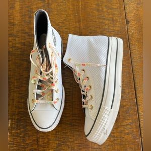Converse platform high top sneakers
